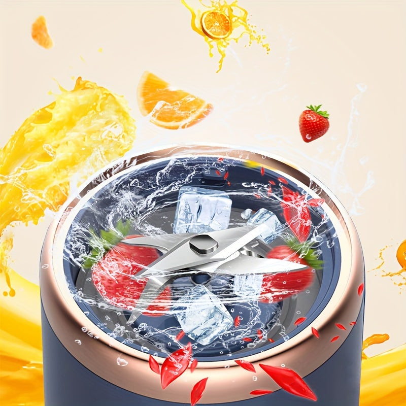 Портативный соковыжималка с 2 чашками, аккумуляторный беспроводной блендер для фруктов и напитков