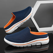 Mules de malla para hombre sin cordones para uso en interiores y exteriores, verano, casual, para caminar
