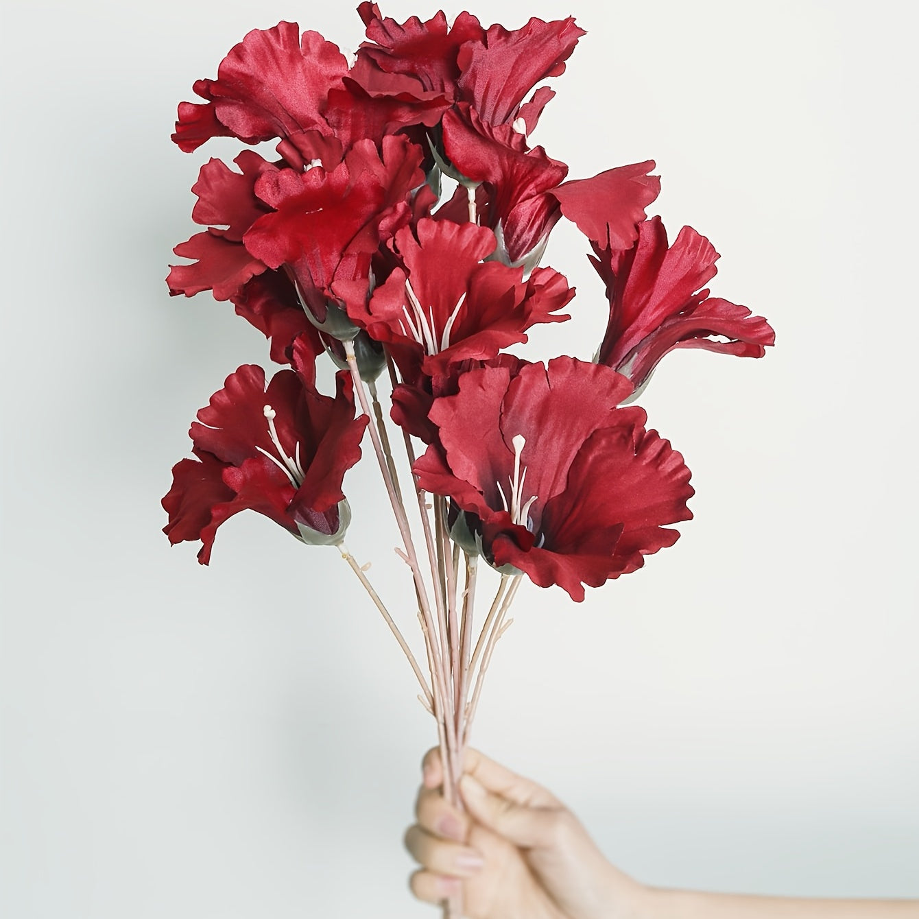 Artificial Flower Arrangement Morning Glory Flower Display 30 Inches for Home Office Wedding