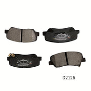 Front Ceramic Brake Pads Set Compatible With Various Vehicles Durable Heat-Resistant