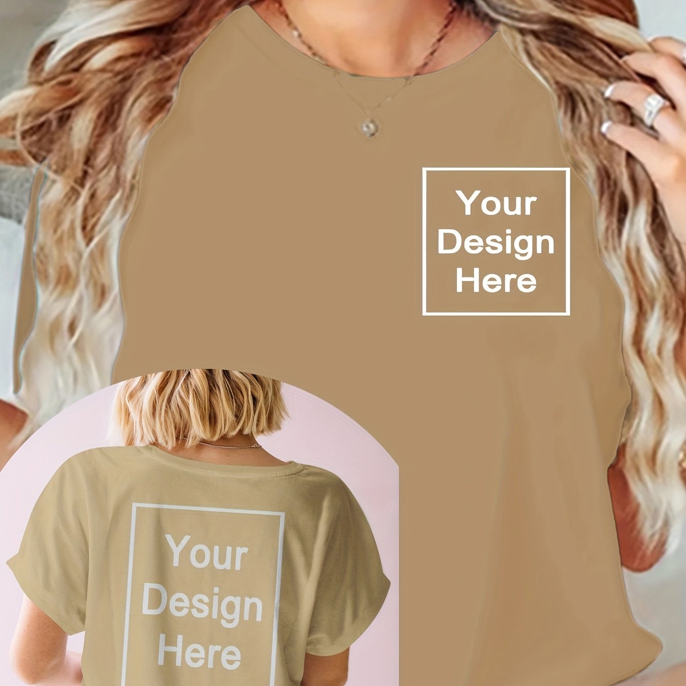 Camiseta deportiva casual para mujer de talla grande azul de manga corta uniformes de entrenamiento personalizados