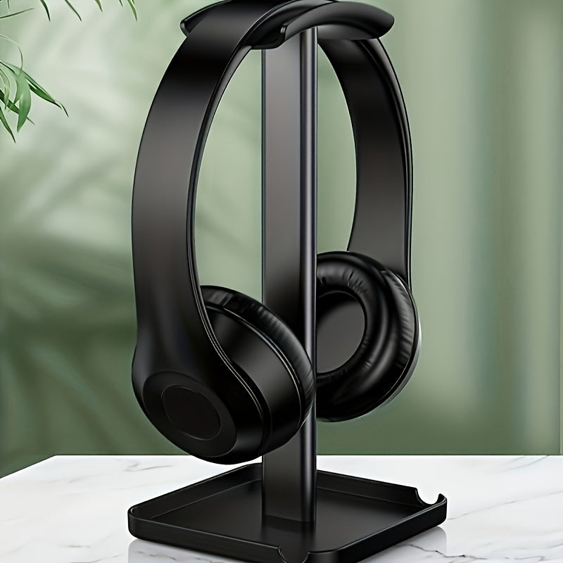 Многофункциональная подставка для наушников с полкой для мобильного телефона и хранения аксессуаров