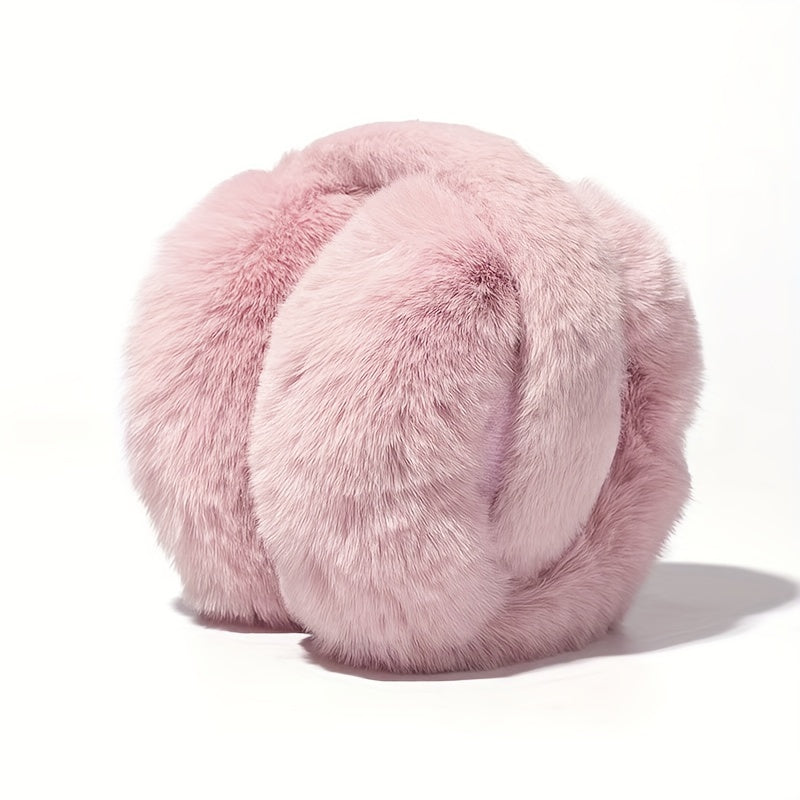 Qish issiqligi uchun to'qilgan mato quloq tutqichlari, mo'rt, yumshoq, qattiq polyester, buklanuvchi