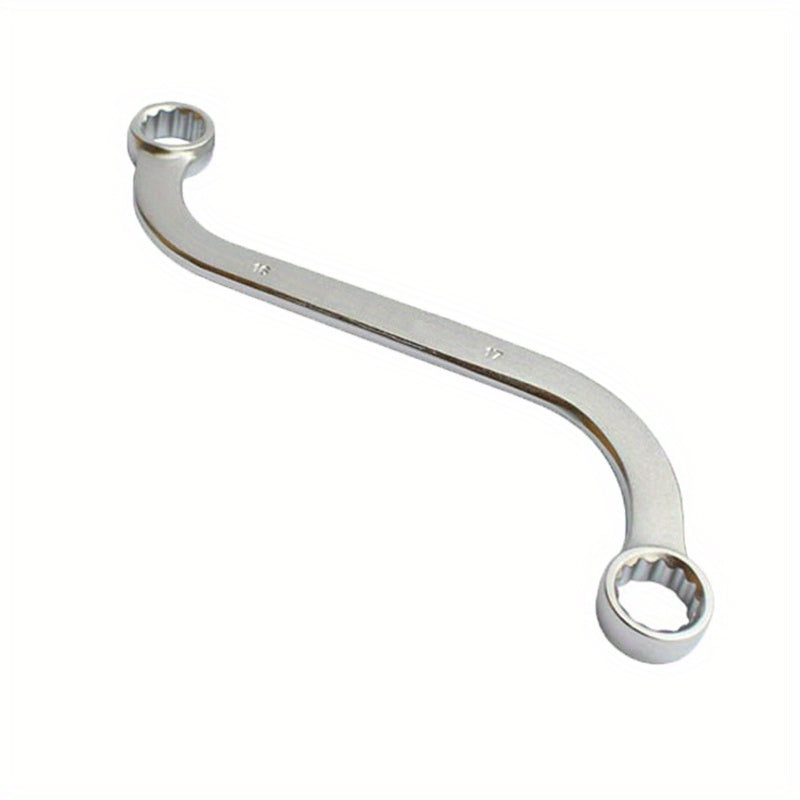 Juego de 5 llaves de apriete de doble cabeza en forma de S, 10-19mm, herramienta de reparación de automóviles