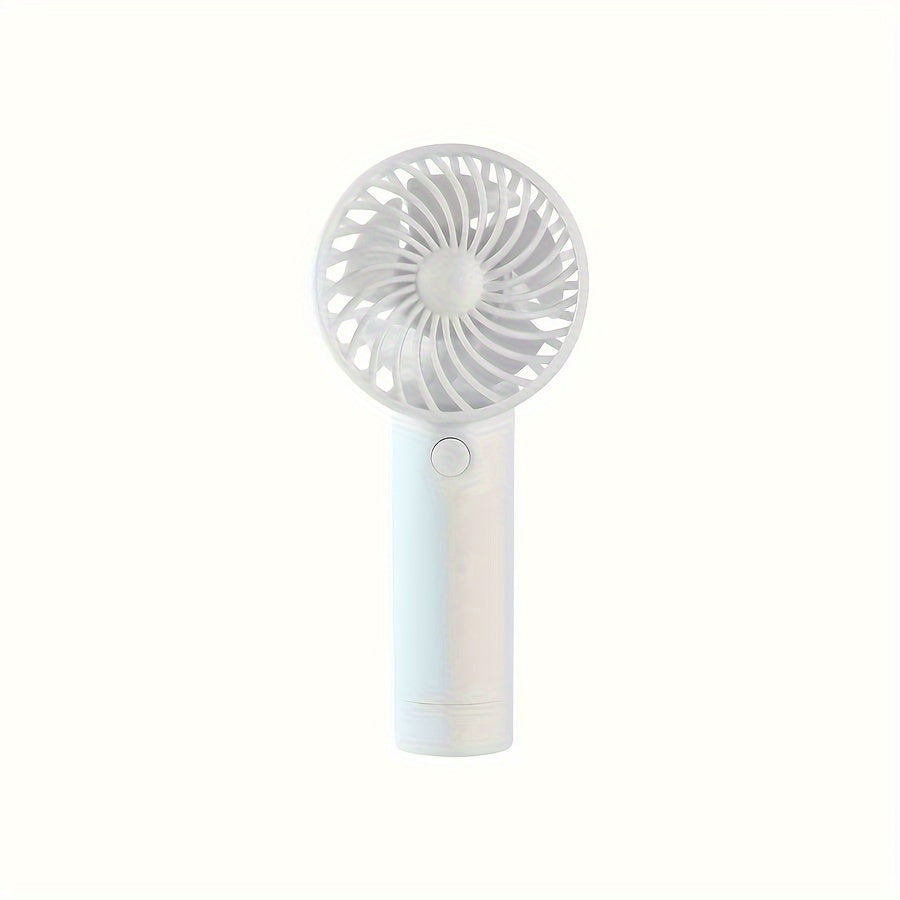 Portable Handheld Mini Fan USB Rechargeable Lithium Battery Compact Personal Cooling Fan