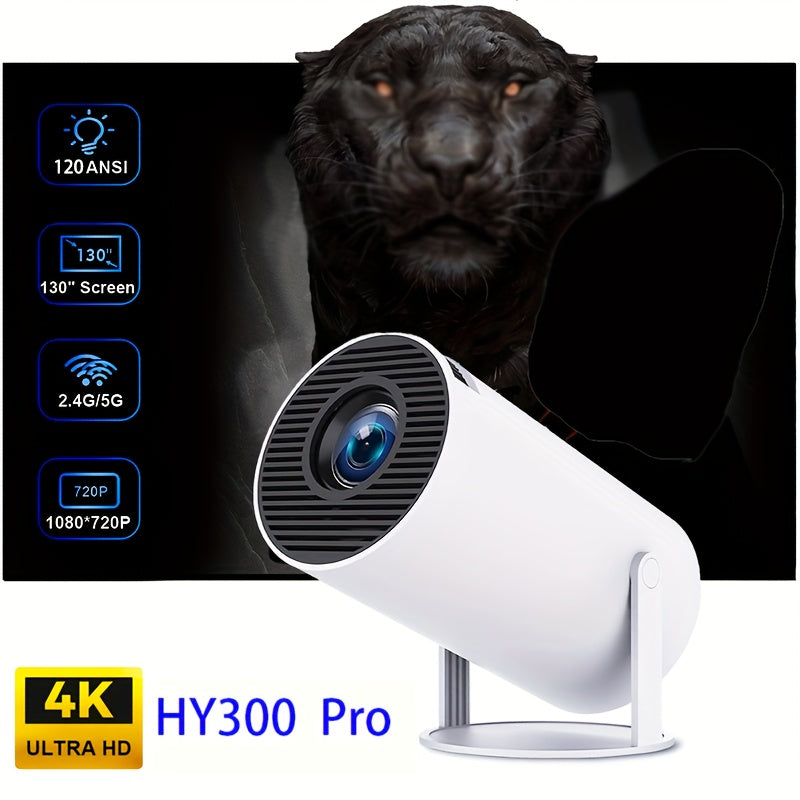 Mini Portable Projector 4K 720P HD WiFi 5G BT 120ANSI 8000L