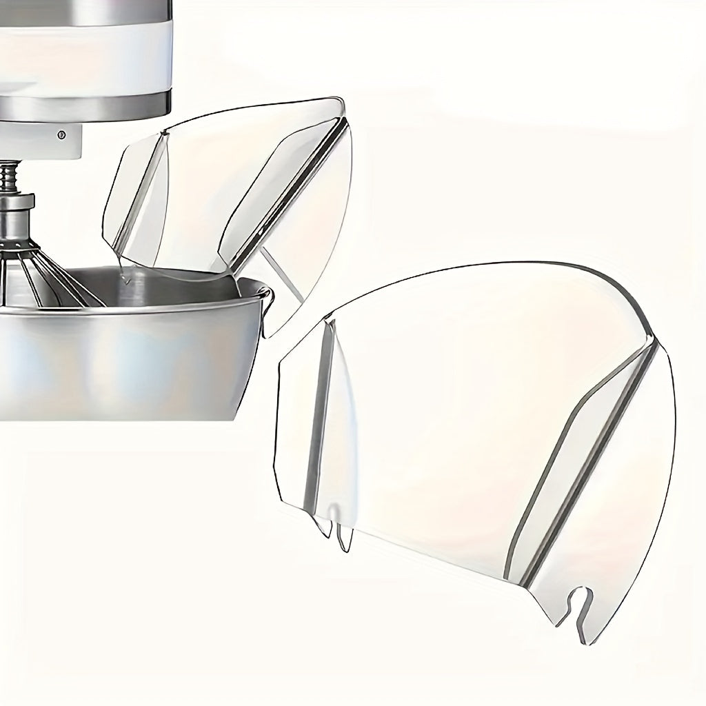 Adjustable Transparent Plastic Mixer Bowl with Pour Spout for Mess-Free Baking