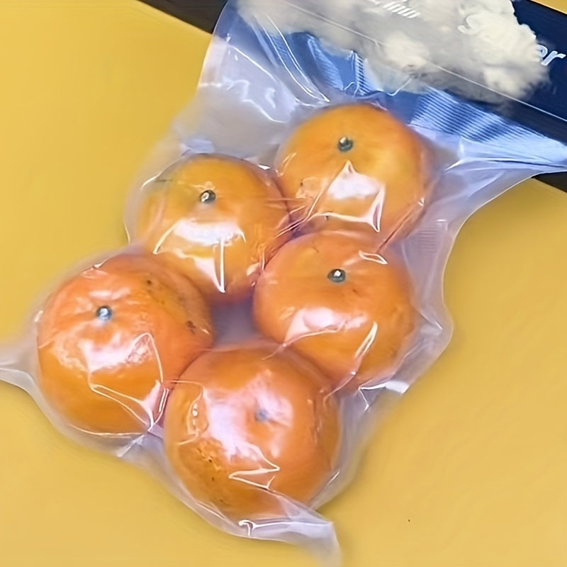 Bolsas de sellado al vacío para almacenamiento de alimentos reutilizables aptas para microondas, refrigerador duraderas