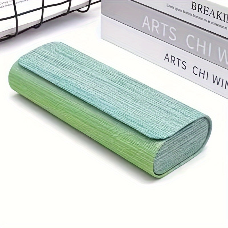 Gradient Glasses Case for Women PVC Sturdy Stylish Eyewear Storage