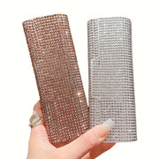 Shiny Rhinestone Eyeglass Case and Jewelry Box Plastic Storage for Women