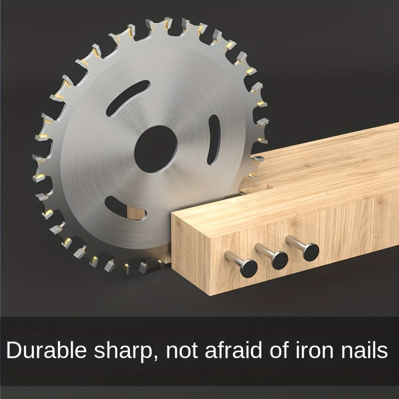 Dual-Direction Carbide Woodworking Saw Blade High Manganese Steel Sharp Teeth Circular Saw