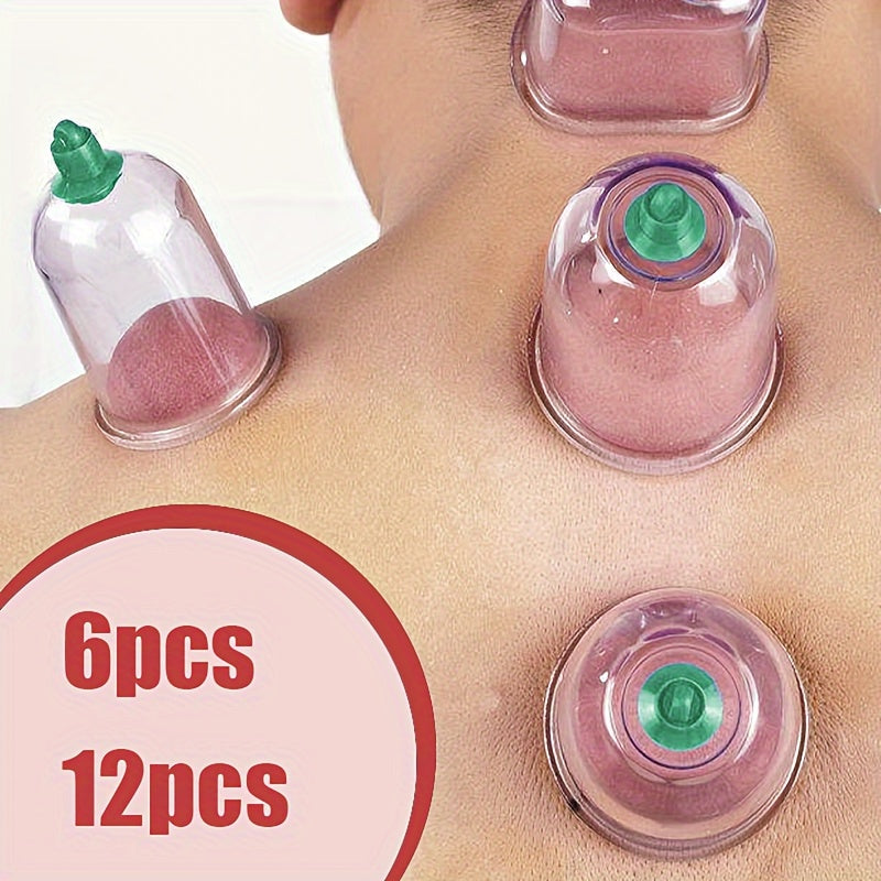 Cupping Therapy Kit for Home Use with Handheld Massage Jar and Suction Set