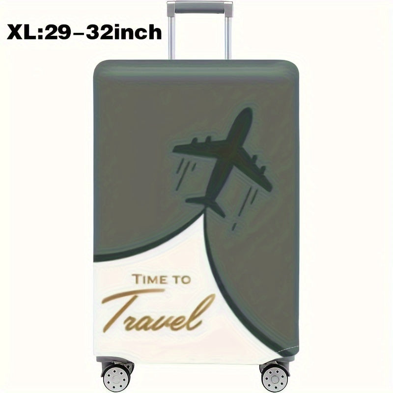 Cartoon Patterned Elastic Luggage Cover for Travel Suitcase or Duffle Case