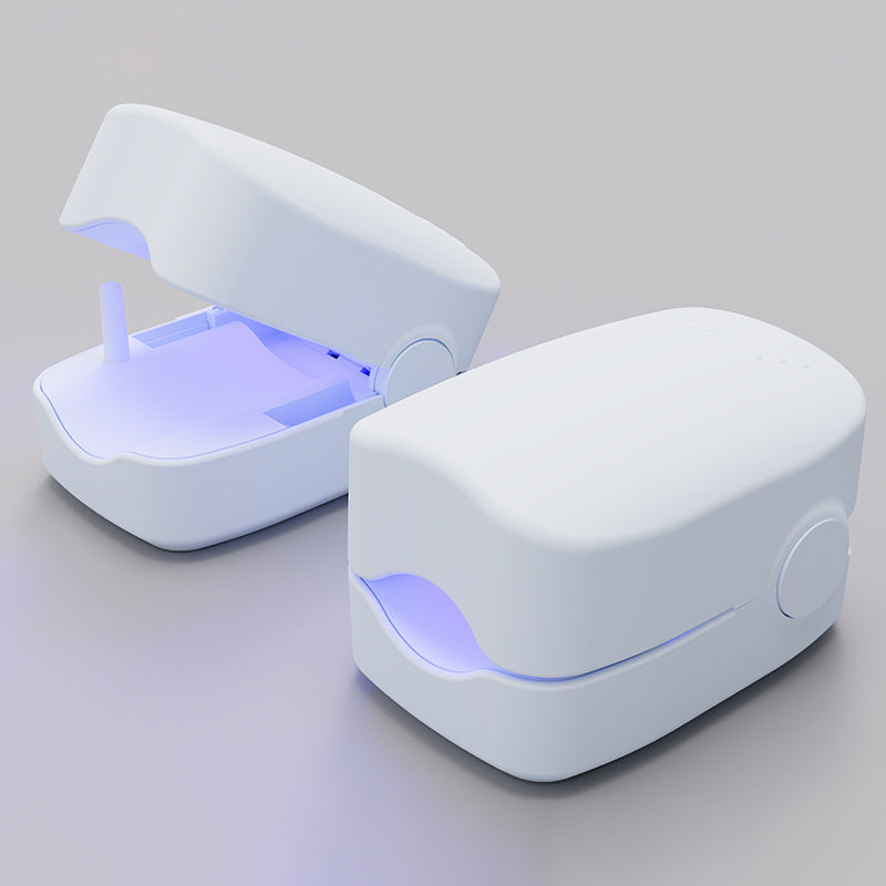 USB zaryadlash bilan portativ tirnoq tozalash chirog'i, 400mAh litiy batareyasi, uyda foydalanish yoki sovg'a uchun qulay dizayn, manikurlar uchun mukammal.