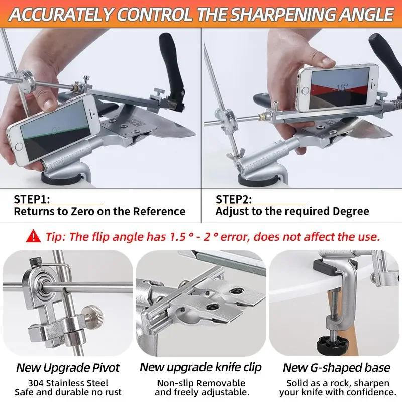 Burchakli maydalash toshlari pichog'lari, qattiq burchakli polishing, oshxona asboblari
