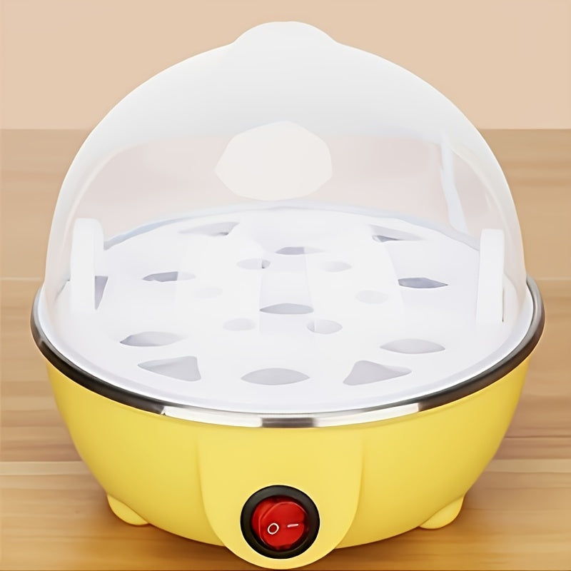 Mini vaporera eléctrica para huevos 220V, de grado alimenticio, compacta y automática