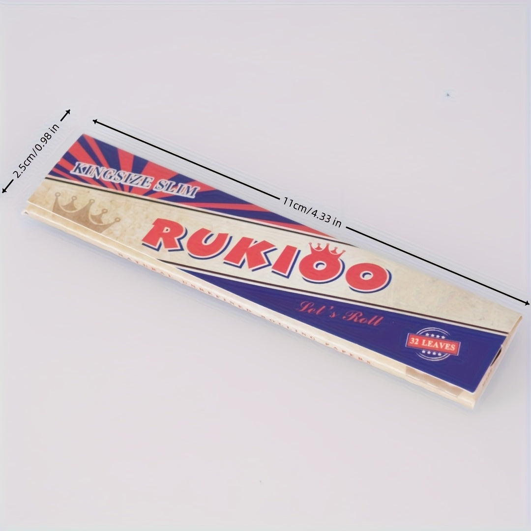 3/8 dona qog'oz rulonlari tabiiy tolqindan, ultra yupqa, sayohat uchun va sovg'alar uchun qulay