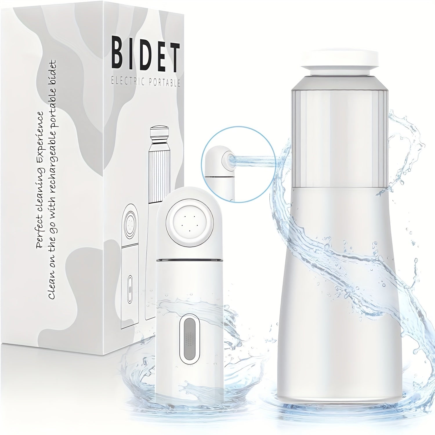 Rechargeable Portable Bidet for Personal Hygiene and Postpartum Care 350ml
