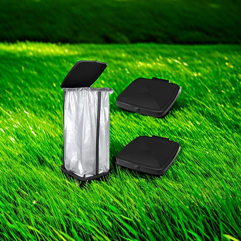 Portable Foldable Garbage Bin for Outdoor Indoor Use Camping Kitchen Household