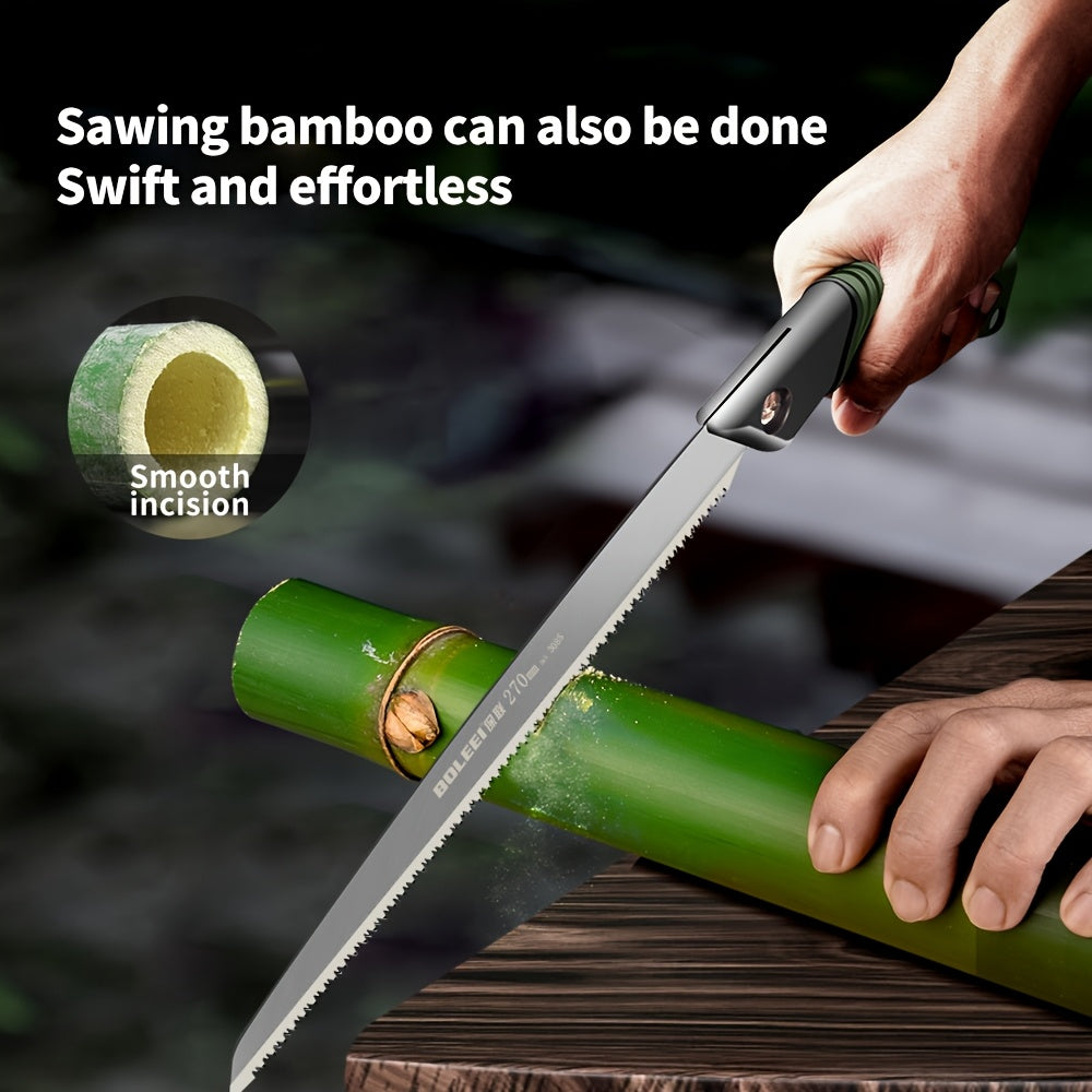 Стальная ручная пила с защитным чехлом, антикоррозийная, износостойкая для деревообработки