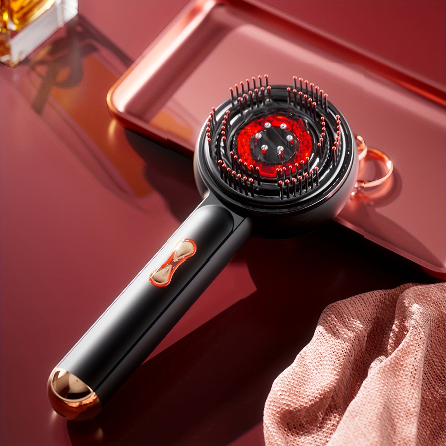 Electric Comb with Massage Function USB Rechargeable Lithium Battery 1500mAh