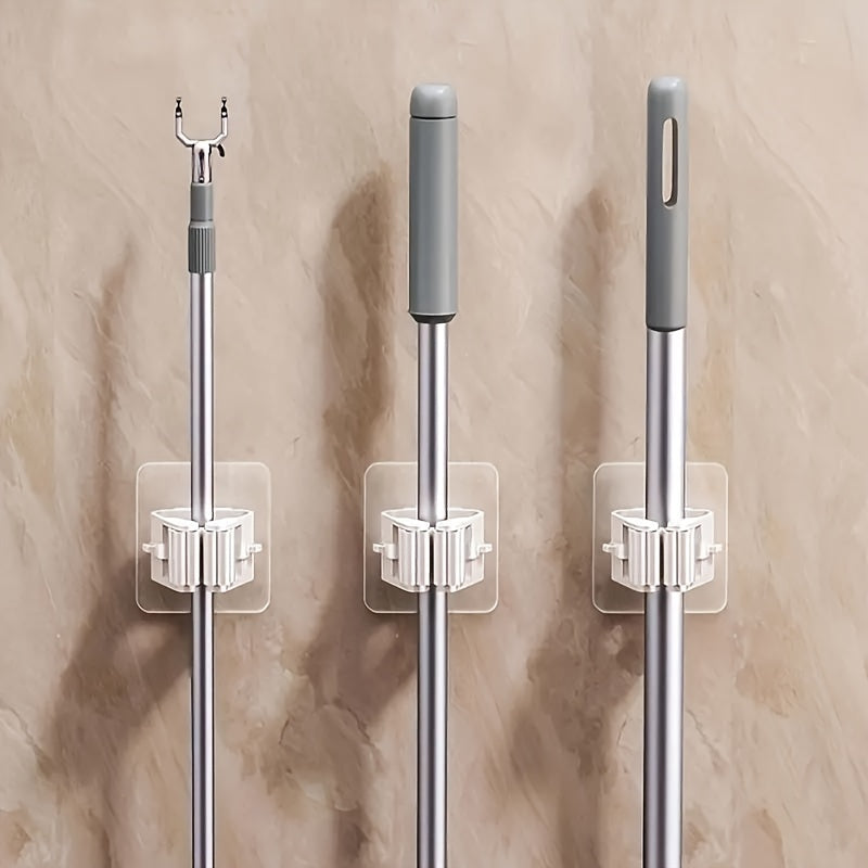 Plastic Wall Mount Organizer with Utility Hooks for Home Storage