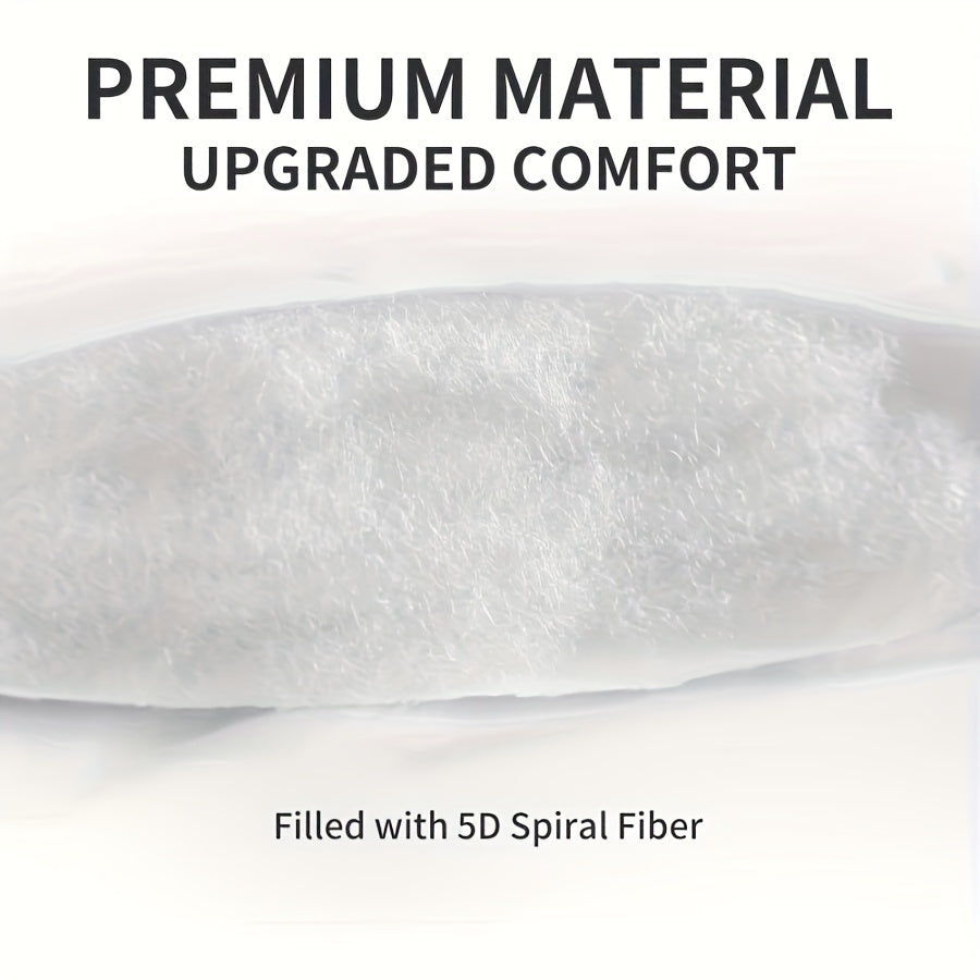 Cooling Mattress Topper Queen Quilted Down Alternative Breathable White 8-20 Inch