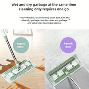 Qo'llaniladigan mikrotoʻqima tekis mop, yogʻoch, plitka va shisha tozalash uchun