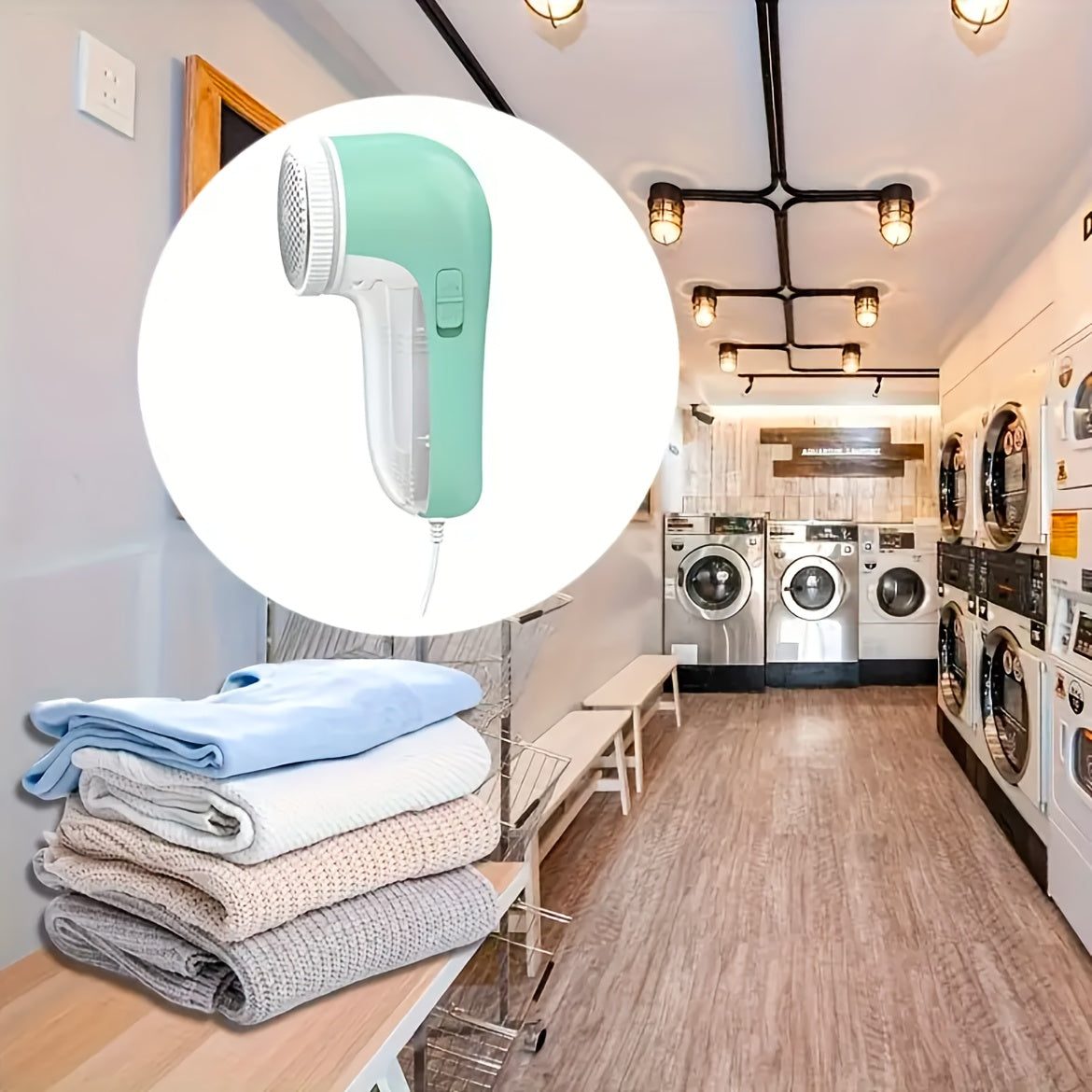 Afeitadora de tela para ropa y muebles, alimentada por USB, eliminador de pelusas de 3 hojas en verde y rosa