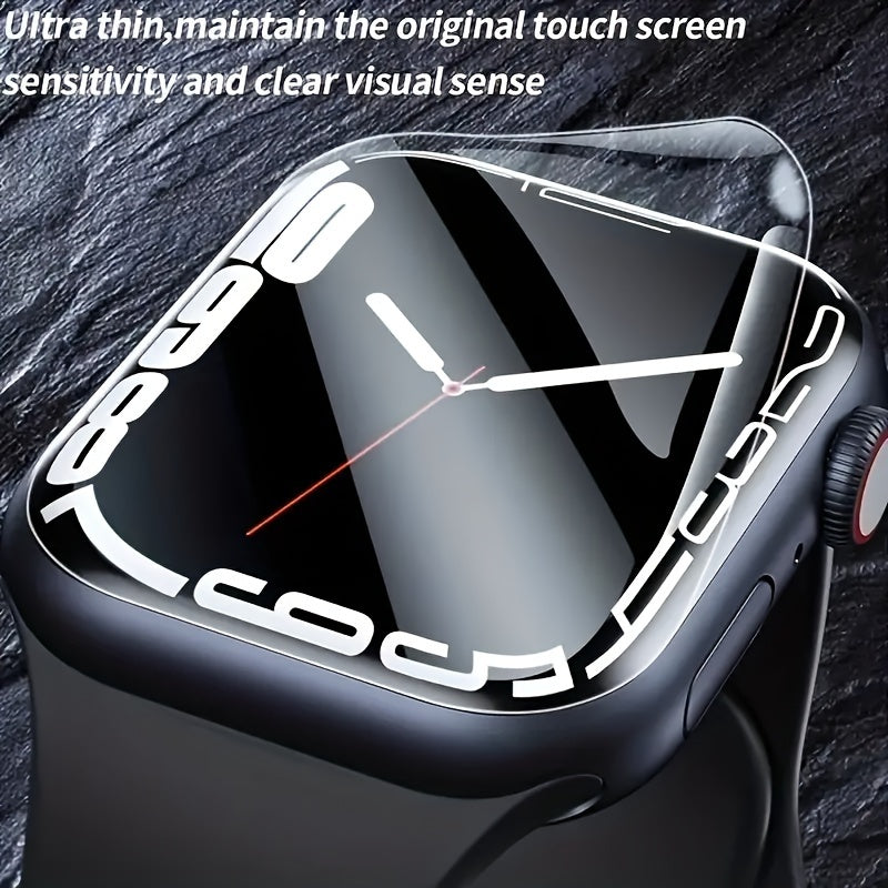 6 Pack TPU Screen Protectors for Apple Watch Ultra Series 10-2 38mm 41mm 42mm 44mm 45mm 49mm Anti-Scratch HD Clear Film