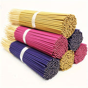 24-Pack Handmade Bamboo Incense Sticks 22cm with 7 Aromatic Scents for Home Use