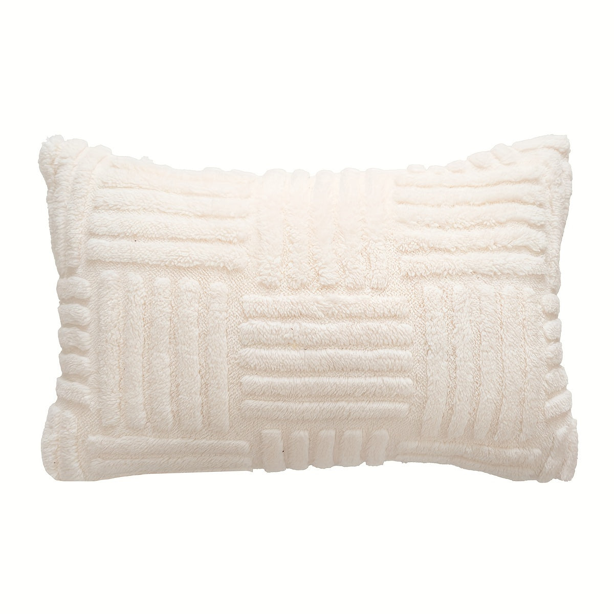 Boho Throw Pillow Cover Soft Plush Stripe Farmhouse Cushion Cover 45.72cm 45.72cm 30.48cm 50.8cm