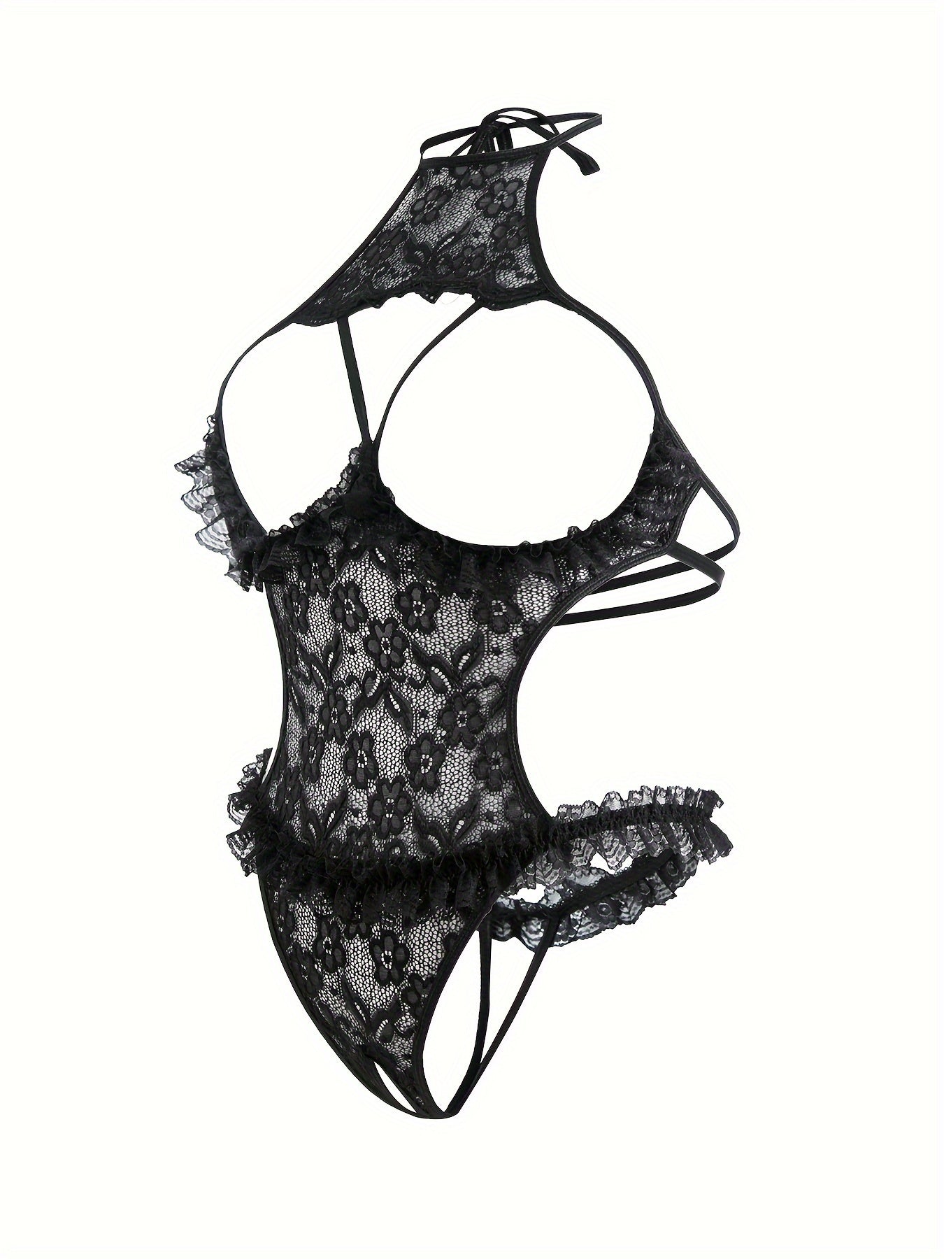 Mono de cuerpo de algodón para mujer de talla grande con ajuste sexy