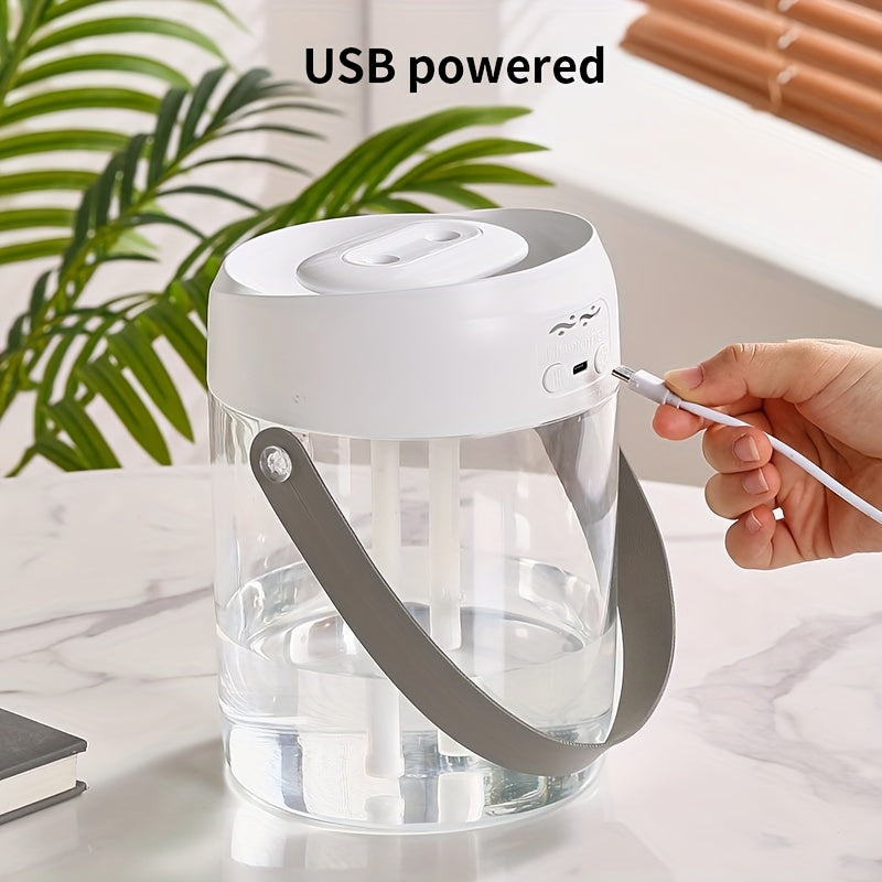 Quiet Soundwave 2L USB Humidifier with Night Light for Bedroom Nursery