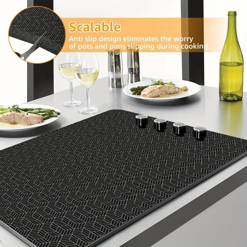 Extra-Large Silicone Kitchen Stove Mat Heat-Resistant Non-Slip Countertop Protector for Oven and BBQ
