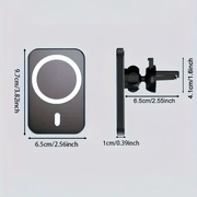 High-Speed Magnetic Wireless Car Charger Holder for Smartphone, 15W Quick Charge
