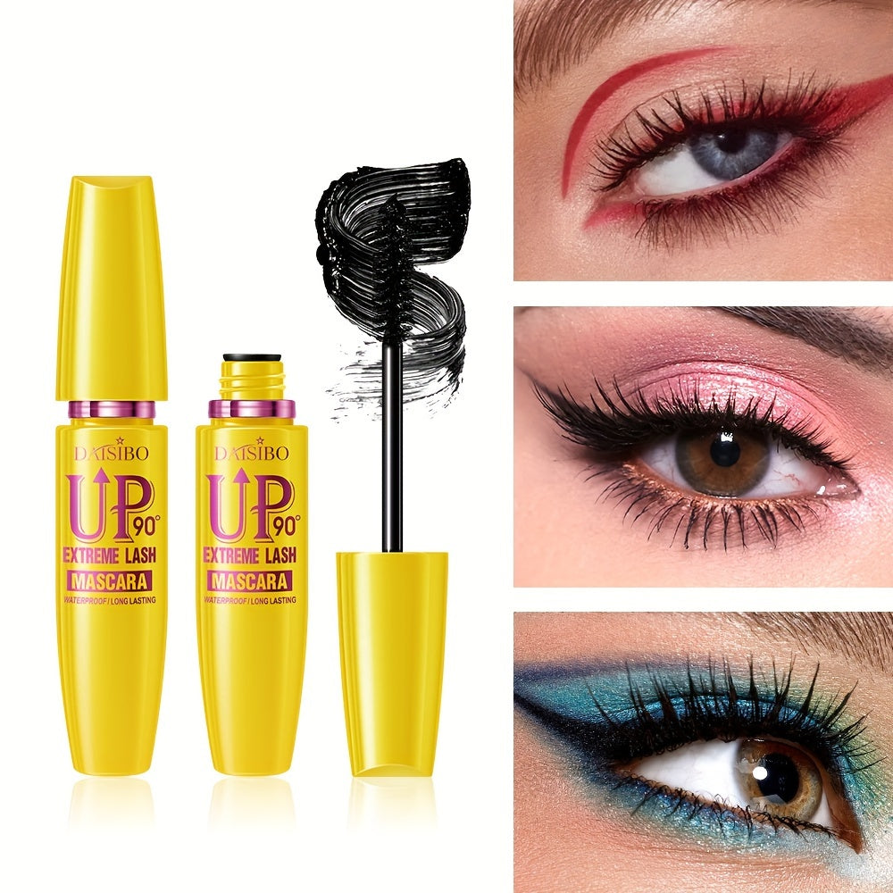 4D Silk Fiber Lash Mascara Ultra Black Waterproof Volumizing Long-Wearing
