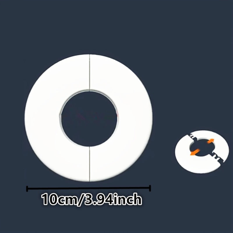 2pcs Plastic Wall Hole Cover for Air Conditioner Concealing Wall Plug