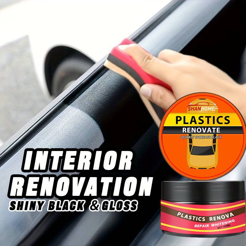 Car Restoration Kit Plastic Repair Interior Shine Tire Protect