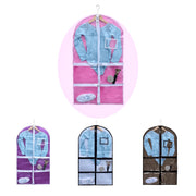 Organizador de disfraces de baile para niños, bolsa colgante impermeable para faldas y ropa