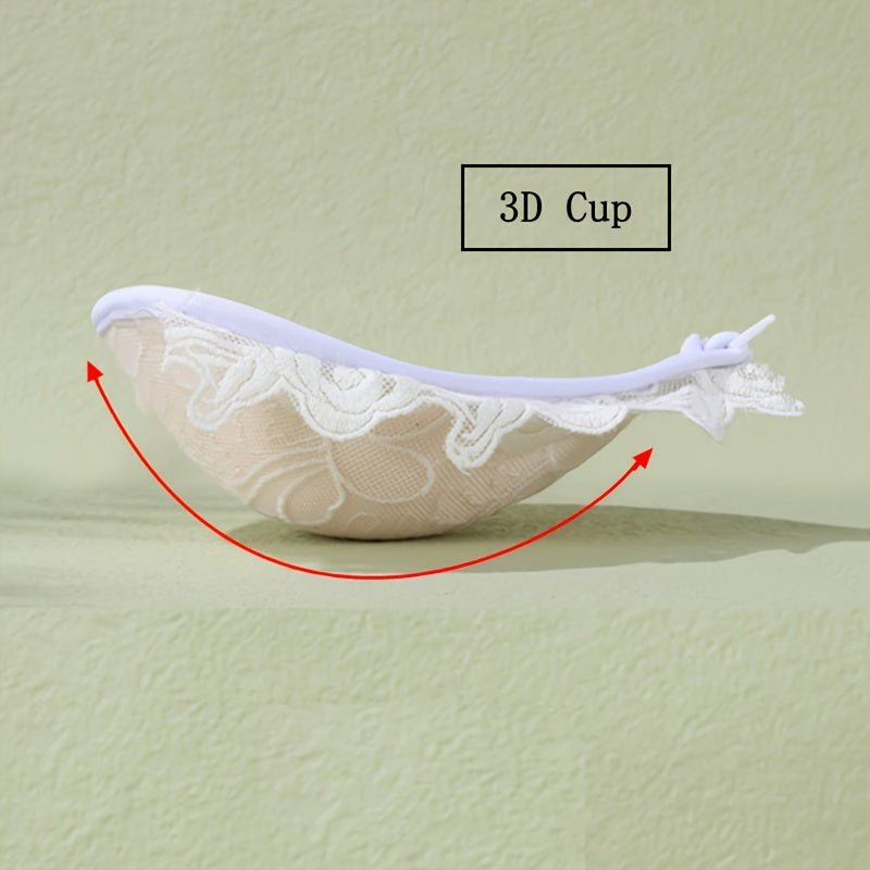 Women's Lace Nipple Covers with Push-Up Buckle Self-Adhesive Breast Pasties