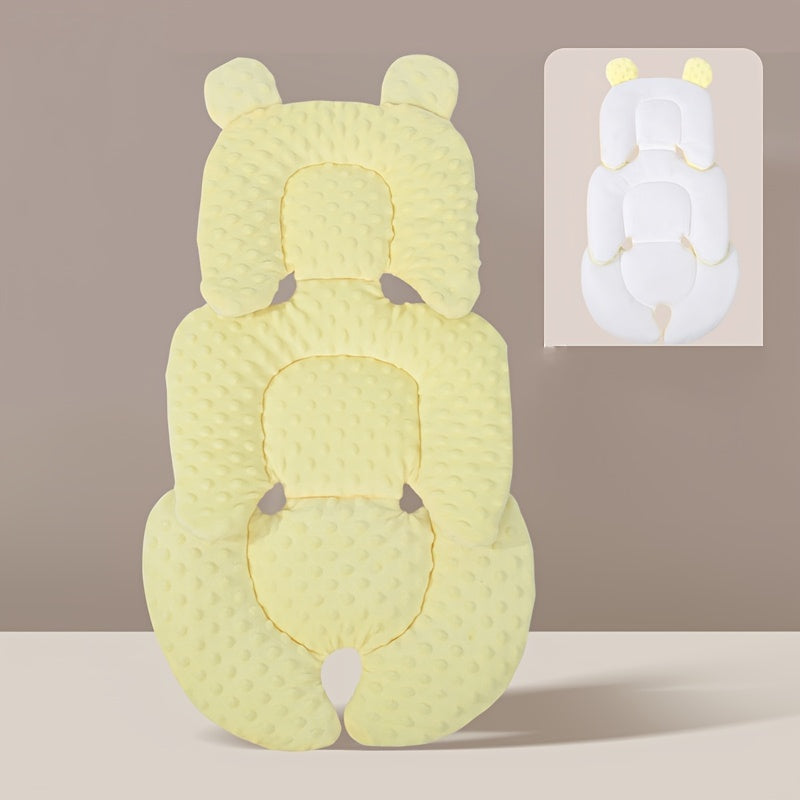 Reversible Baby Stroller Pad for Winter Warmth and Breathability Pink Blue