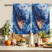 2 ta Ultra Soft oshxona sochiqlari to'plami, Subnautica Leviathan dizayni, singdiruvchi, mashina yuvishga mos, 40.64x60.96 sm