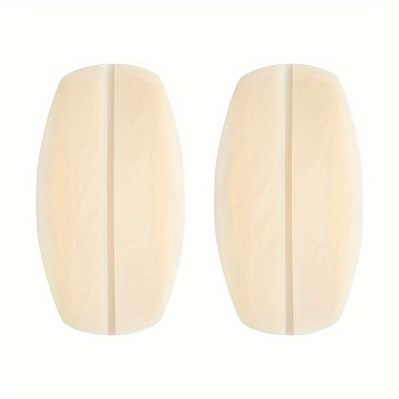 4-Pack Silicone Bra Strap Pads Non-Slip Comfort Support Solid Color Bra Accessories
