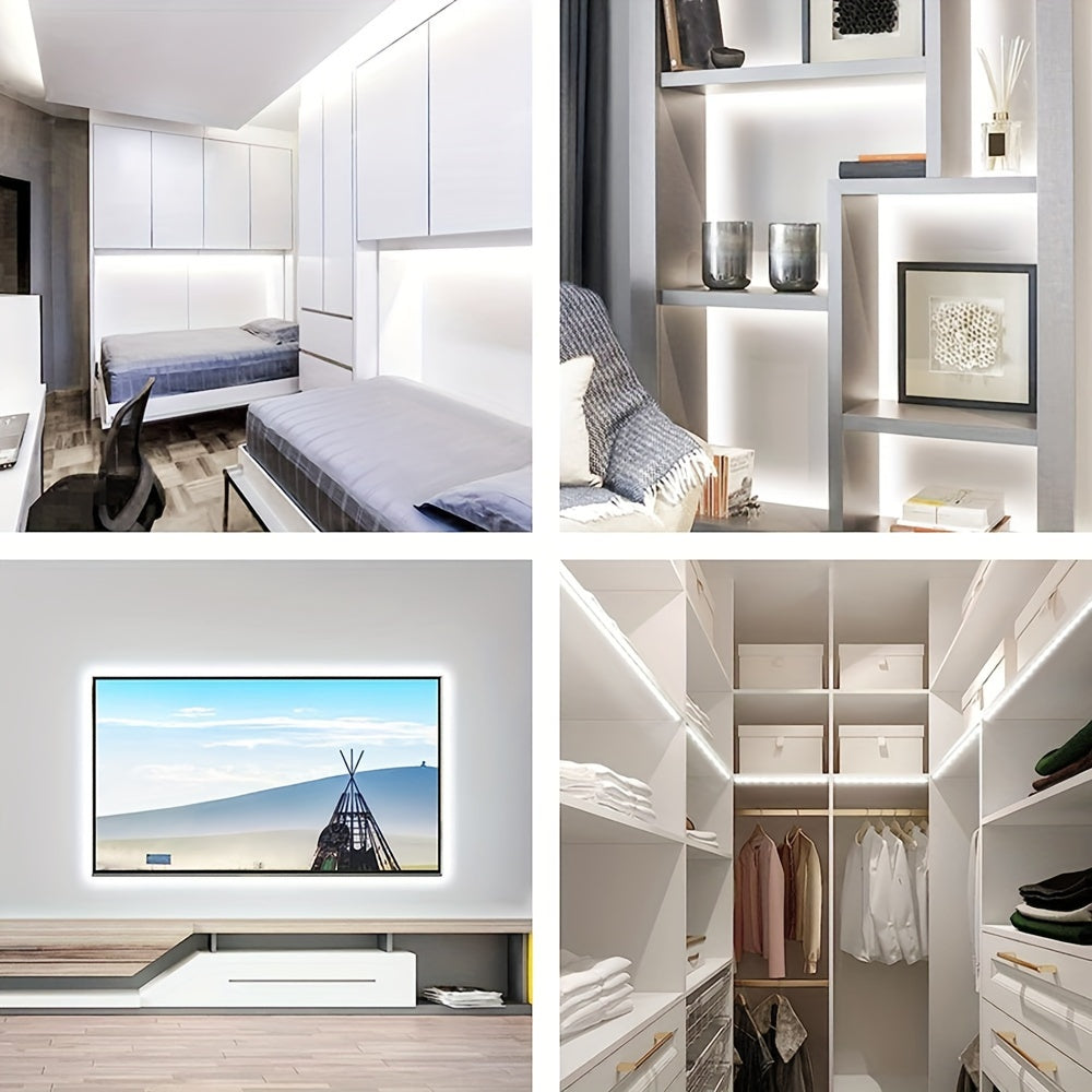 LED chiroq lenta roli, 99.97sm-5.0m, turli foydalanishlar uchun, batareya kiritilmagan.