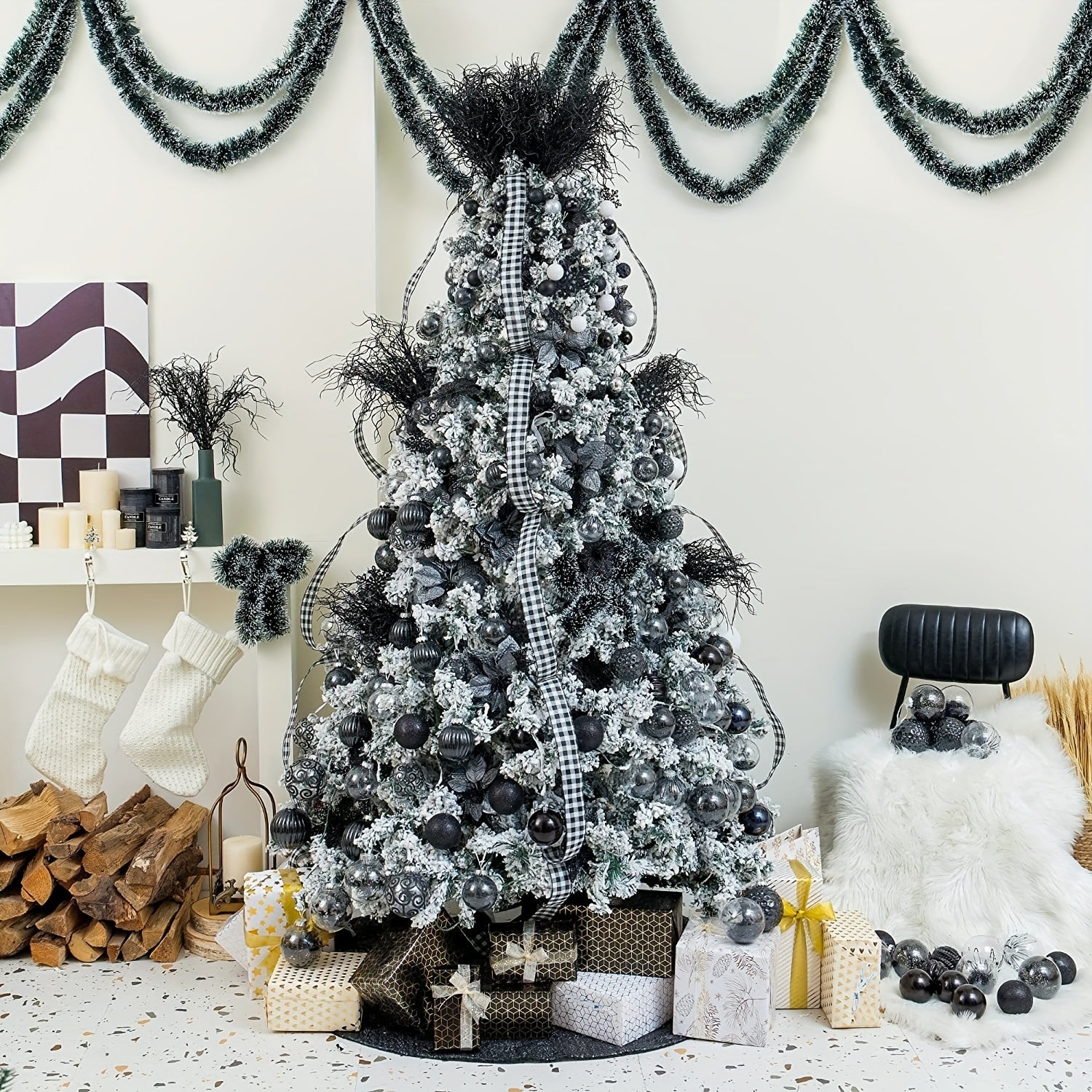 Small Christmas Tree Ornaments 24 Pack Decorative Balls for Holiday Decoration