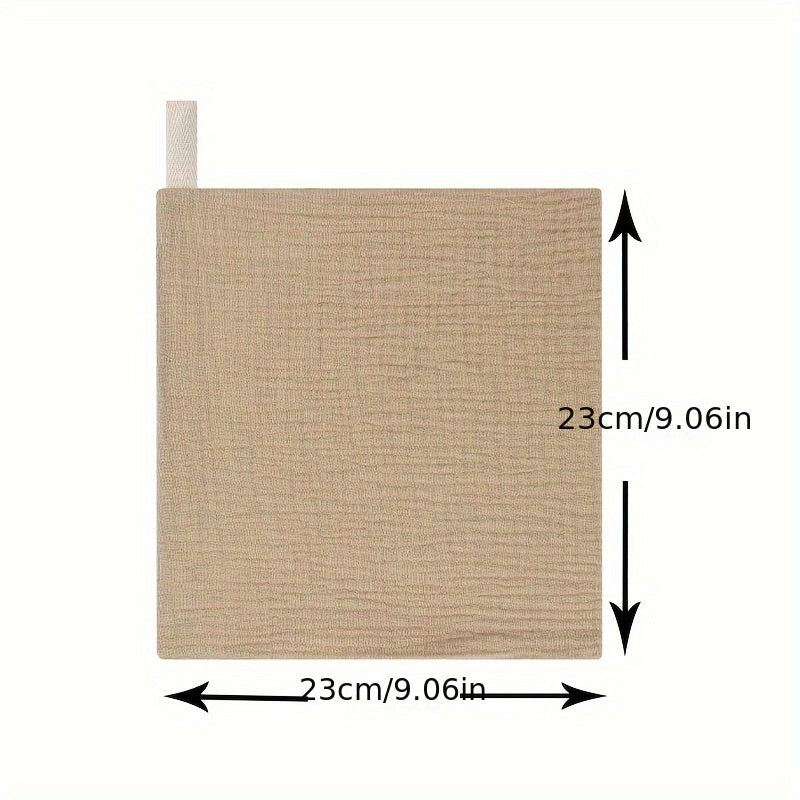 Набор из 5 муслиновых пеленок Youngsters 100% - 4 слоя гипоаллергенных полотенец для лица, успокаивающих слюну - Пеленки размером 22.86x22.86 см - Необходимы для детей - Идеально подходят для мальчиков и девочек (случайные цвета)