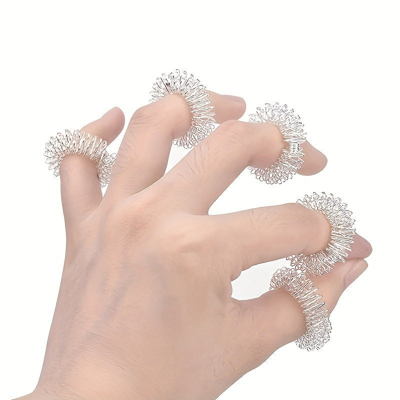 Colorful Mini Spring Finger Massager for Stress Relief for Men and Women