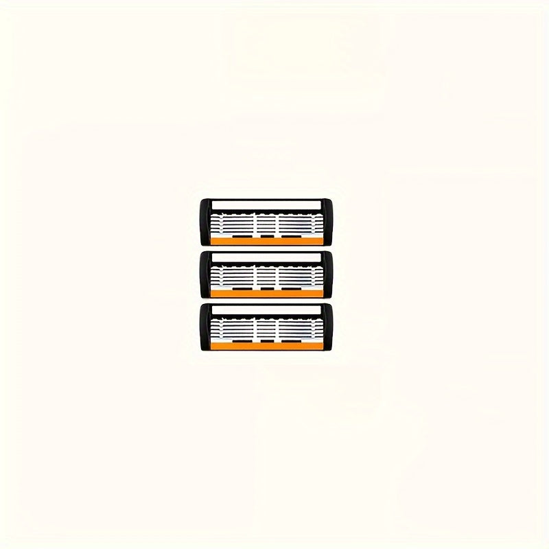 Men's Safety Razor Set with Non-Slip Metal Handle and Sharp Blades for Beard and Mustache Grooming