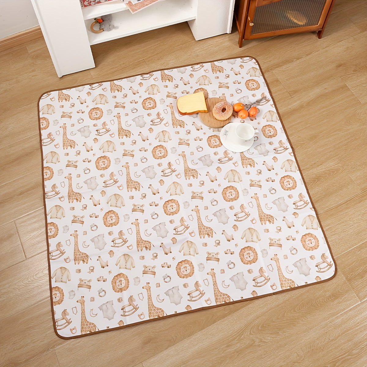 Polyester Floor Mat Non-Slip Waterproof Cushioned for Indoor Outdoor Baby Play